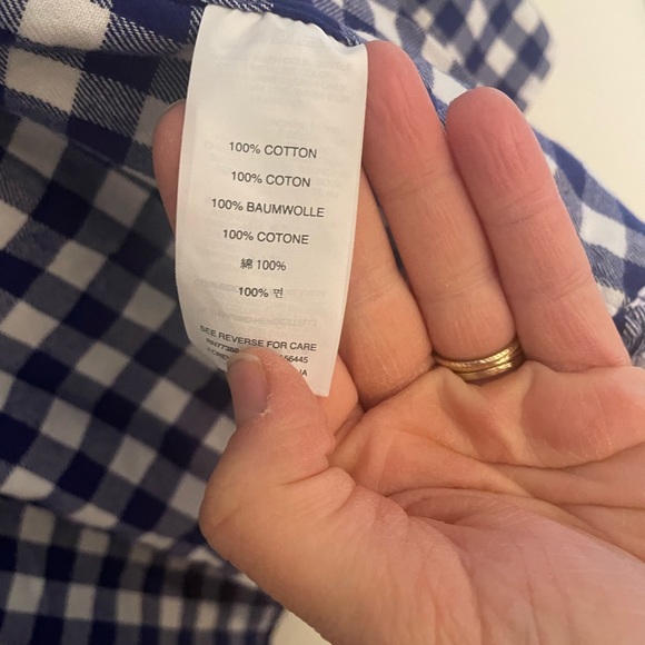 NWOT J.Crew Button Down Flannel Shirt - Picture 3 of 4